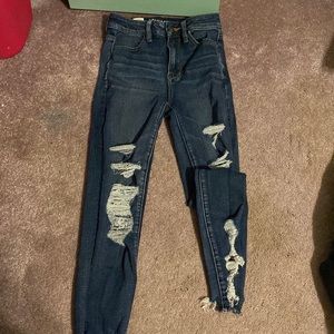 AE Ripped Skinny Jeans, High rise